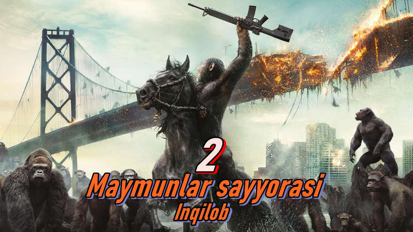 Maymunlar sayyorasi 2 Inqilob – Horij Film O`zbek Tilida Online tomosha qilish oqshom.ru